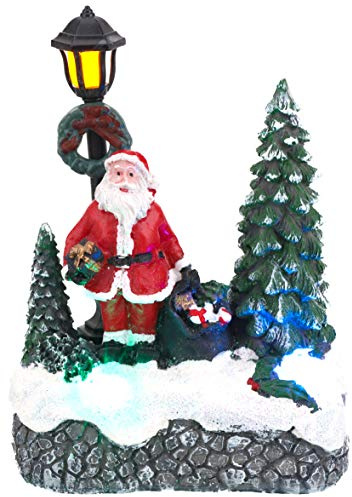 Christmas Concepts® 130mm (5.2) LED Light Up Christmas Scene (Santa with Presents)