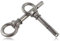 Lange Augenschraube mit Ring Lifreer 2 Stück 304 Edelstahl Wandspreizanker Schrauben Dübel Schraube Mauerwerk Betonschrauben Schwerlast-Ringschrauben, M8 x 70 mm