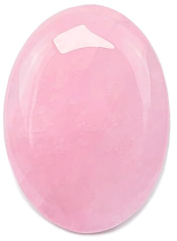 EUSICE - Pietra Naturale Quarzo Rosa, Ciottoli Serenità & Tenerezza, 100% Artigianale e Fatto a Mano, Quarzo Rosa di alta qualità per Litoterapia, Benessere, Meditazione, Yoga