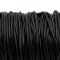 Vintageparts Nastro in caucciù nero 3 mm 4 metri per gioielli fai da te