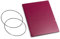 A7, revolutionäres, nachhaltiges X17-Konzept für Notizbuch Personal Organizer und Terminplaner/Hülle für 1 Heft! Recyceltes Leder, violett, Made in Germany, 17 Jahre Garantie*