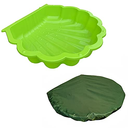 Wassermuschel Sandmuschel mit Abdeckung Auswahl (apfelgrün incl. Abdeckplane)