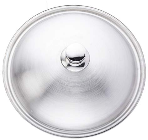 YARNOW Topfdeckel Pfannendeckelabdeckung Universaldeckel Pfanne Eisendeckel Pfannendeckel Braten Bratpfanne Deckel Universeller Kochgeschirrdeckel Metall Ölspritzer Rostfreier Stahl
