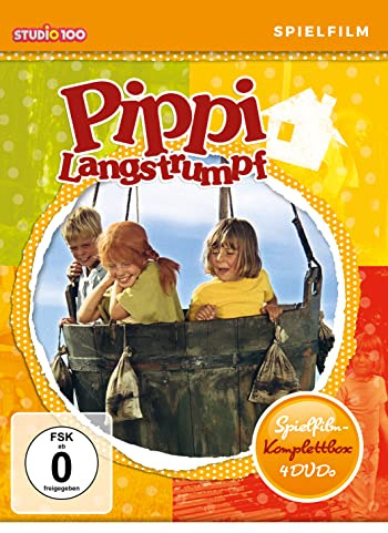 Pippi Langstrumpf - Spielfilm Komplettbox [4 DVDs]