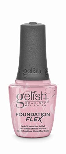 Gelish Foundation Flex Light Nude Soak-Off Rubber Base Nail Gel 15ml