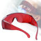 Baokuan 1pcs Lunes De Protection des Yeux Dentaires Dents Dentaire Blanchiment Léger UV pour Les Lunettes De Dentiste Verres De Lunettes Rouges Oeil De Protection