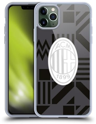 Head Case Designs Licenciado Oficialmente AC Milan Kit Previo Al Partido 2022/23 Caso Funda de Gel Suave Compatible con Apple iPhone 11 Pro MAX