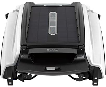 Betta Limpiador automático de Superficies de Piscinas SE con energía Solar, Robot con batería de Limpieza de 30 Horas y Motores Dobles rediseñados Que toleran el Cloro y la Sal (Blanco)