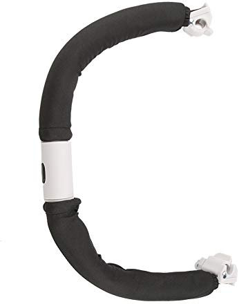 Abnehmbarer Kinderwagen-Sicherheitsbügel,Regenschirm, Kinderwagen, Bumper, Universal, verstellbar, für Babys, Kinderwagen, Lenker, Armlehne, Bumper Bar, schwarz (schwarz)