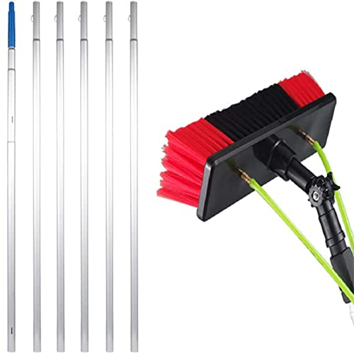 HASMI Limpieza Placas Solares Cepillo, Kit de Limpieza de Paneles Fotovoltaicos, Cepillo para Limpieza de Techos, para Limpieza de Paneles Solares y Fotovoltaicos