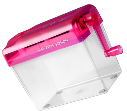 STOBOK Aktenvernichter Für Das Home Office Hand-aktenvernichter Für Den Haushalt Kleiner Manueller Aktenvernichter A4-papierkapazität