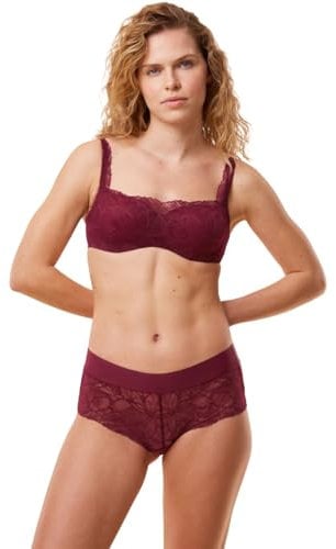 Triumph Damen Body Make-Up Illusion Lace Balconette Bra, Woodrose, 90D