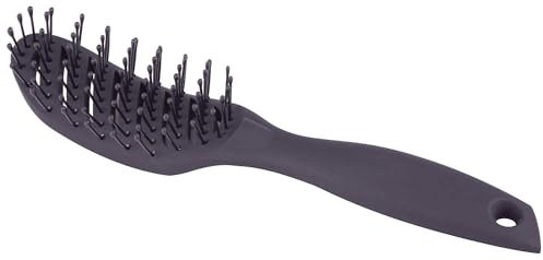 Gebogene Frisör-Ventbürste, Barber Curved Vent Brush, Salon-Föhnbürste – antistatisch