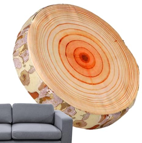 Lambo Kleinkind Bodenkissen, 3D Frucht Kissen, Rundes Obstkissen Gefülltes Wurfkissen, Wassermelone Orange Kiwi Zitrone Plüsch Wurfkissen Spielzeug, Stuhlpolster Für Couch Boden Sofa