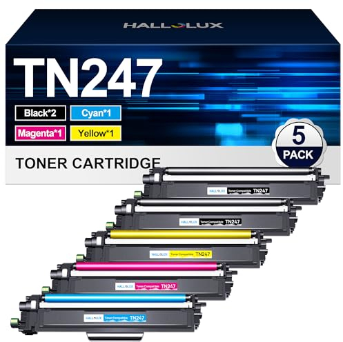 TN243CMYK TN247 Tonerkartusche TN-247 Toner Kompatibe für Brother TN-243CMYK TN243 für Toner Brother MFC L3750CDW DCP-L3550CDW MFC-L3770CDW DCP-L3510CDW (2 Schwarz, 1 Cyan, 1 Magenta, 1 Gelb)