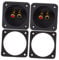 Veemoon Speaker Box Terminal Cup 3.1 Inch Binding Post Connectors for Car Stereo Subwoofer Refit