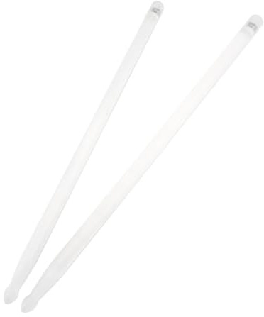 1 Paar Drum Sticks 5A LED Polymer Material Leuchtende Jazz Drum Drumsticks Trommelstöcke für Anfänger (Color : Red)
