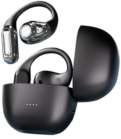 On-ear Wireless Bone Conduction Headphones Bluetooth 5.4, Intelligent Touch Control, Noise Reduction Not Into The Ear, Suitable For Running Sports Waterproof Headphones Black/Premium Edition