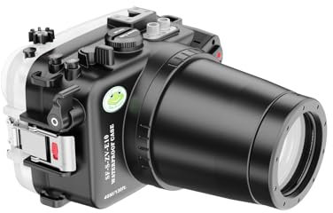 Sea frogs Boîtier étanche pour appareil photo Sony ZV-E10 (ZV-E10 90 mm) 40 m