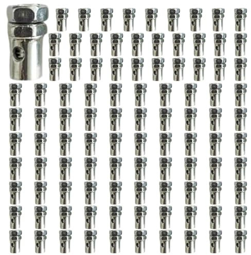 Takluu Cable Stopper Kits, Lock Clamp Kit for Cable End | Multi-Functional Cable Repair Kit for Accelerator Cable, Pull Control Cable, Clutch Cable, Brake Cable