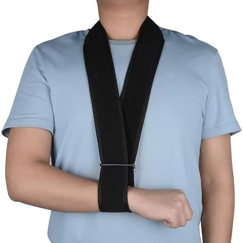 Inmovilizador Cuello De Ajustable,Manguito Rotador,Hombro Cabestrillo Ligero,Cabestrillo Universal Para Brazo,Soporte De Hombro Transpirable,Para Hombres Mujeres,Negro,Kiuiom