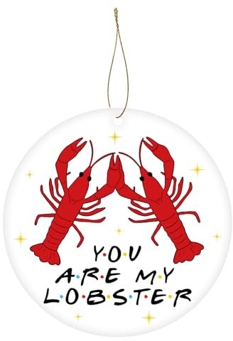 Friends Central Perk Christmas Tree Decorations - Funny TV Show Merch Gifts for Women & Men, Xmas Party Decor Supplies, White Elephant Gift, Christmas Stocking Stuffer