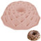 Moule à Kouglof en Silicone, 23 cm Moule à Gâteau, Moule à Brioche en Silicone, Moule à Kouglof pour la Fabrication de Pains, Mousses et Gâteaux, Rose