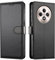 JUNETOP Funda para OPPO Reno 12F 12 F (5G/4G) / OPPO Reno 12 FS (5G/4G), Carcasa Libro con Tapa Piel Cuero PU de Calidad [Protección Bloqueo RFID] - Negro