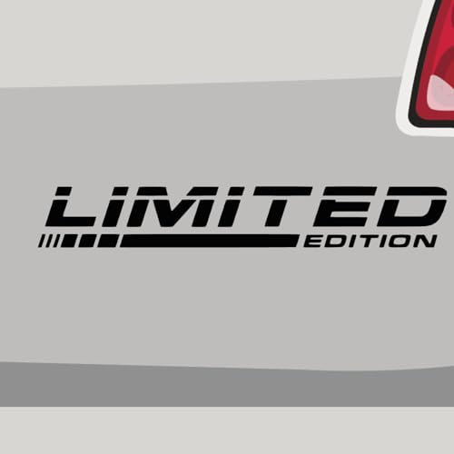 Aufkleber - Limited Edition Tuning Schrift - Sticker, Folienaukleber für Auto, Motorrad, Fahrrad, Laptop, LKW (10x1,5cm | Schwarz)