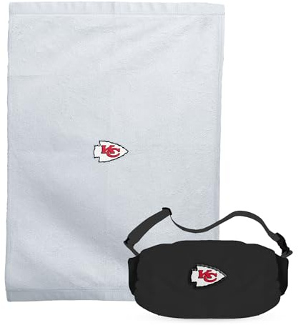 Northwest NFL Kansas City Chiefs Quarterback Towel and Handwarmer, One Size, Team Colors