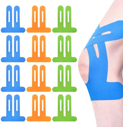 12 Stück Kinesiotapes Tape Sport Wasserdicht Kinesiotape Angenehm Zu Tragen Knie Tape Vorgeschnitten Sport Tape Knie Tape Kinesiotapes Vorgeschnitten Sport Tapeband Tape Knie Bei Kniebeschwerden