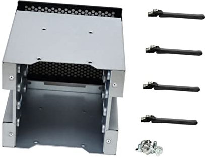 Mikikit Internes Festplattengehäuse 4-Bay 3 5 Zoll Festplatten-Rack-montagehalterung Für Den Computerbau