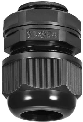 MACHSWON M25 Cable Gland, 2 Holes Waterproof IP68 Nylon Connector with Adjustable Locknut for 7-8mm Dia Cable Wire