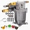 HomeVortex 3/4 Shaft Horizontal Pressure Washer Pump 2400-2750 PSI 2.2-2.4 GPM Compatible for Karcher for Honda 200-Hour Runtime Maintenance-Free Easy Cold Start Quick Install
