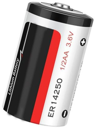 Pocoiau Efficient ER14250 - Baterías de litio de 3,6 V, 1200 mAh, adecuadas para dispositivos de alto rendimiento y electrónica, temperaturas extremas