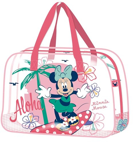 Bolsa de playa transparente – Minnie Mouse 35 x 50 x 24 cm