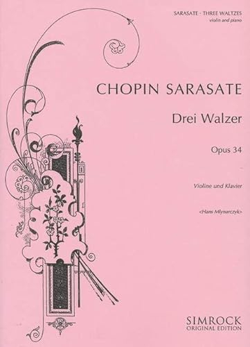 Walzer: op. 34/2. Violine und Klavier.