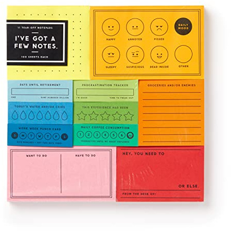 I've Got A Few Notes Tear-off Notepad Set