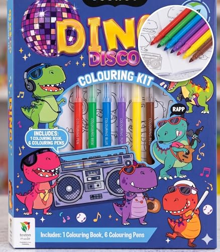 Hinkler Kaleidoskop Dino Disco Farbset für Kinder