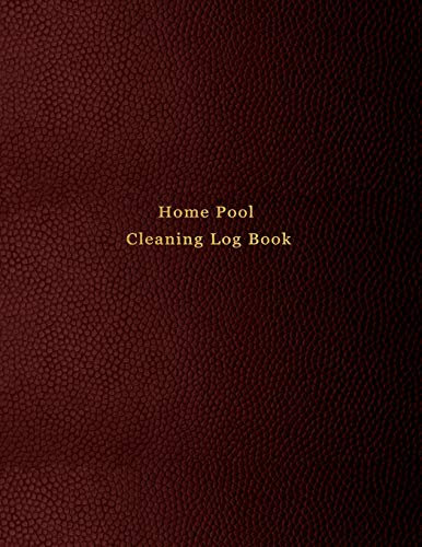 Home Pool Cleaning Log Book: Swimming pool cleaning and repair journal log book for business owners and employees | Aqua blue and green marble cover