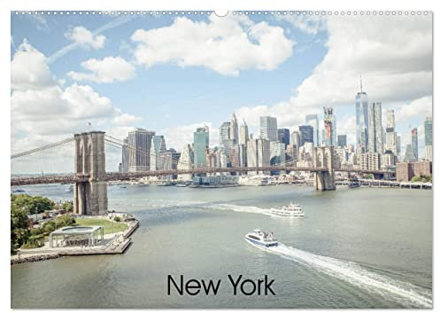 New York (Wandkalender 2025 DIN A2 quer), CALVENDO Monatskalender: Fotoreise New York City zum Nachmachen (CALVENDO Orte)