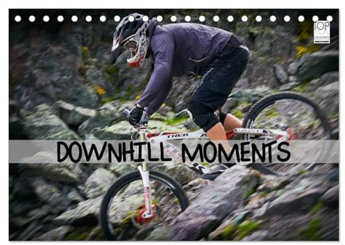 Downhill Moments (Tischkalender 2025 DIN A5 quer), CALVENDO Monatskalender