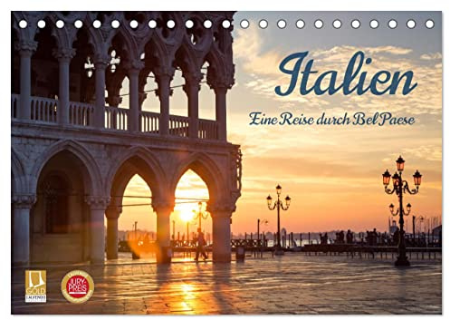Italien - Eine Reise durch Bel Paese (Tischkalender 2026 DIN A5 quer), CALVENDO Monatskalender: fotografische Reise durch das schöne Italien (CALVENDO Orte)