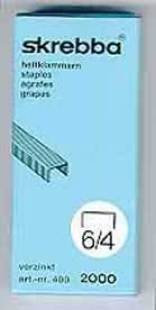 Heftklammern skrebba 6/4 verzinkt