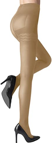 WONDER Model Strumpfhose 140 den Opaque ML Camel 1 St