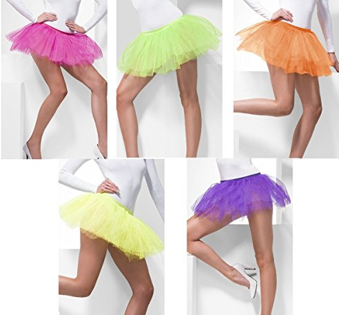 Smiffys Tutu Underskirt, Purple 4 Layers, 30cm Long, Fever Tutu's & Petticoats Fancy Dress, Fever Dress Up Accessories