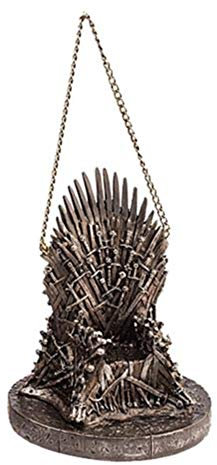 Kurt Adler - Adorno de Trono de Resina de Juego de Tronos de 4 Pulgadas, Navidad