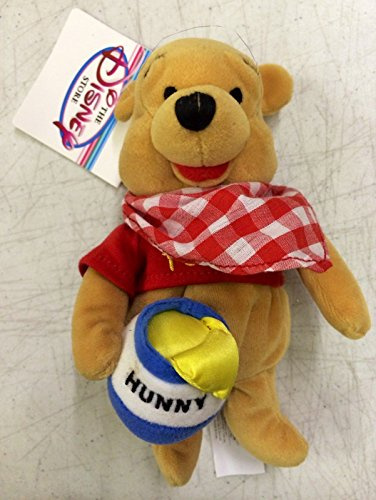 Disney Store Picnic Pooh Mini-Sitzsack, Plüsch, 20,3 cm