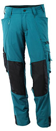 Mascot Herren Bundhose Stretch MASCOT Advanced, Petrol, 48 EU