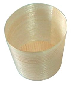 Garcia de Pou 500 Einheit Mini Tassen in Box, Holz, natur, 30 x 30 x 30 cm